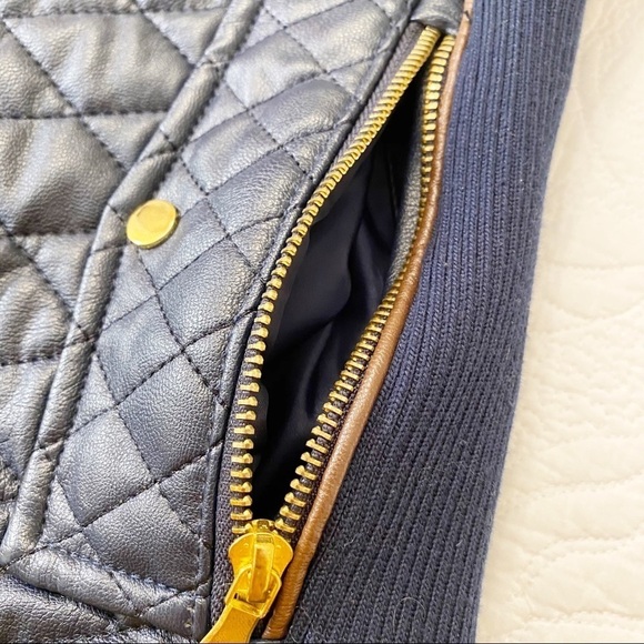 Fate Quilted Faux Leather Zip Front Vest - XS - Picture 10 of 13